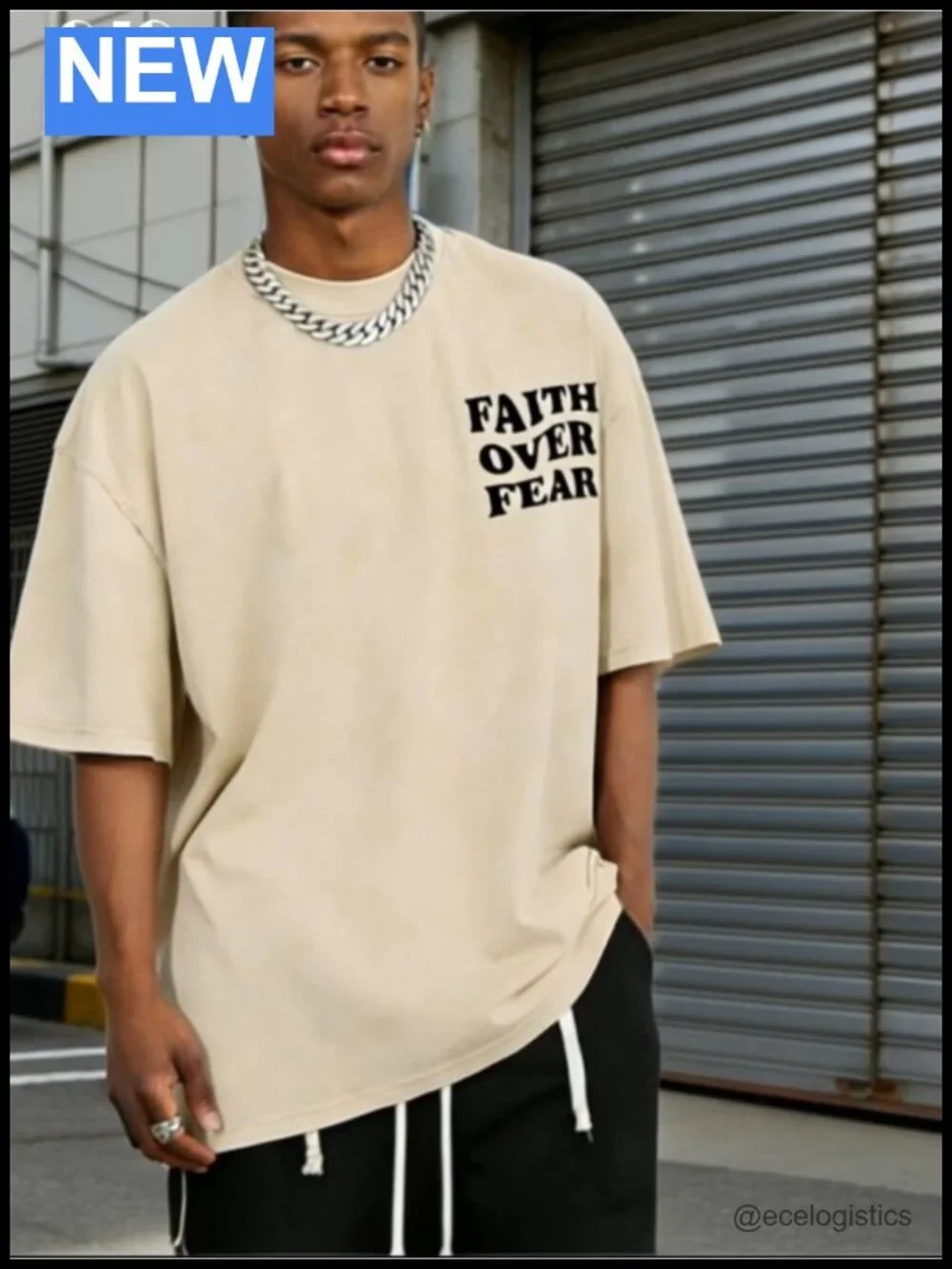 Men's Japanese Koi Graphic Tee Oversized Streetwear T-Shirt